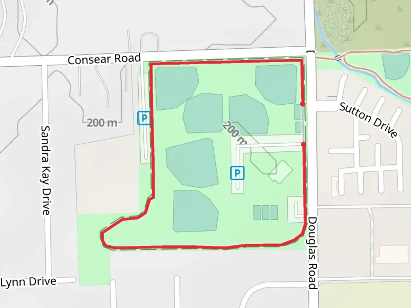 An image depicting the trail White Park Loop and its surrounding area.