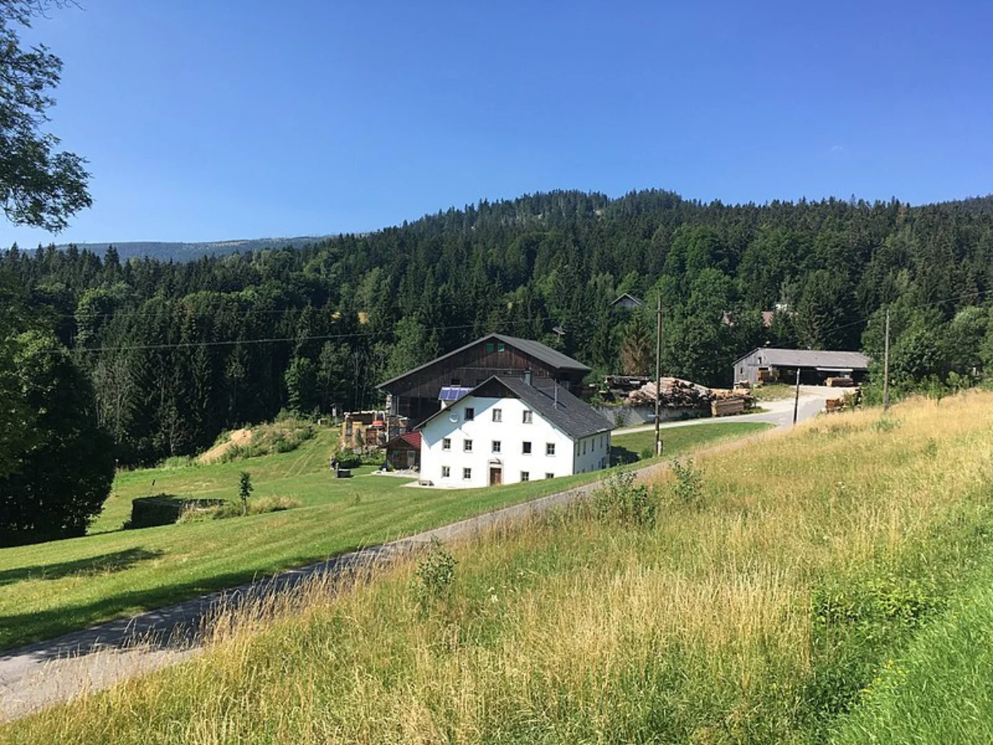 An image depicting the trail Dreiländerweg and its surrounding area.