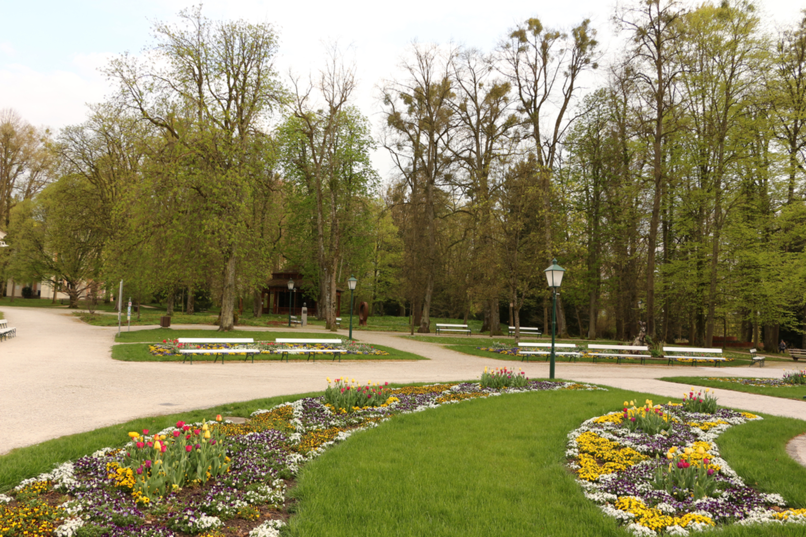 An image depicting the trail Bad Hall - Spa-Park Loop and its surrounding area.