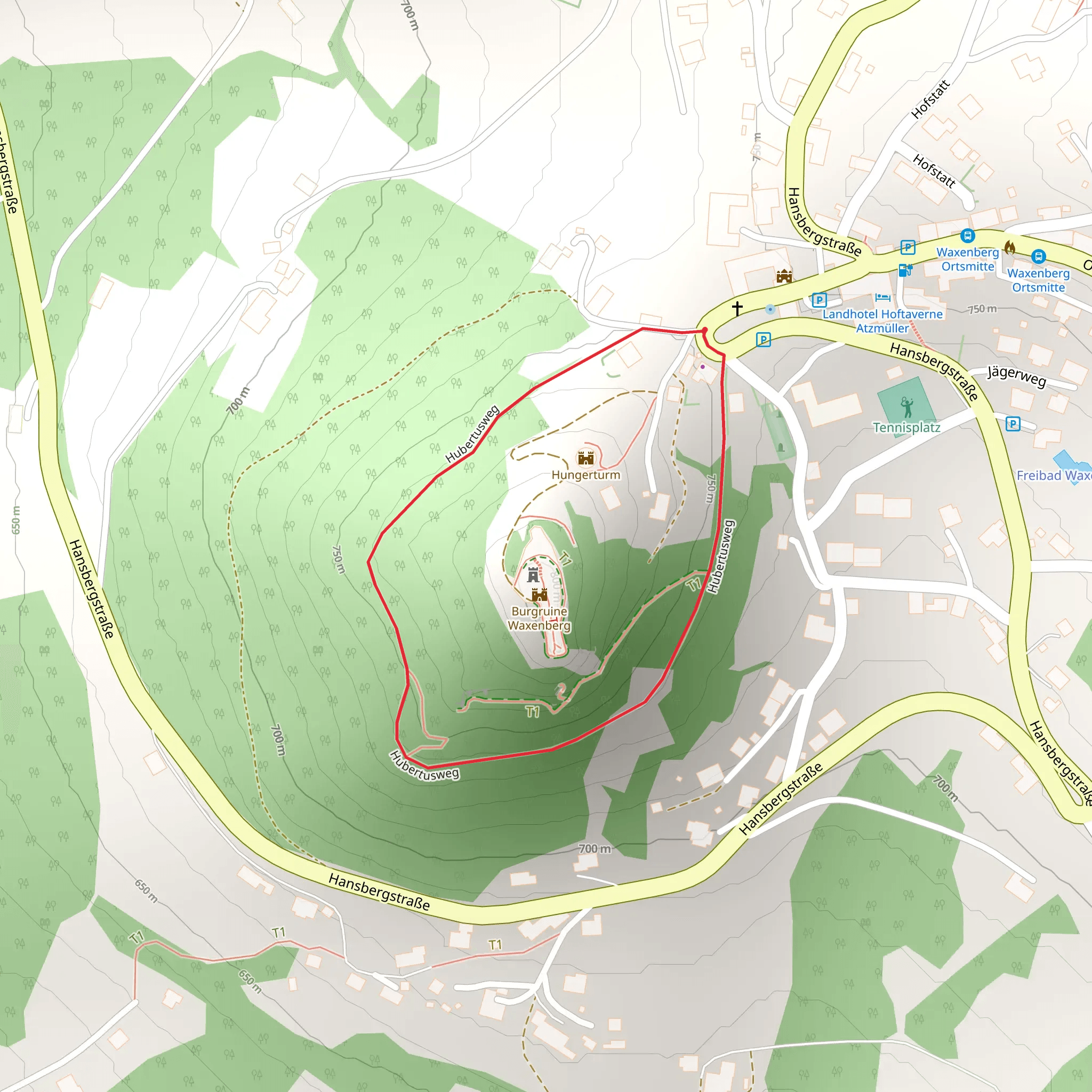 Hubertusrunde mobile static map