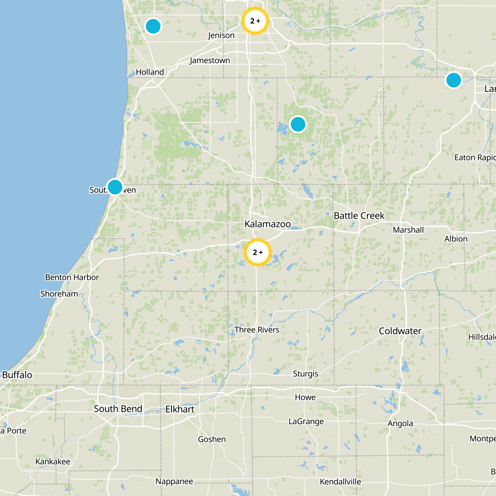 Kalamazoo County Static Map