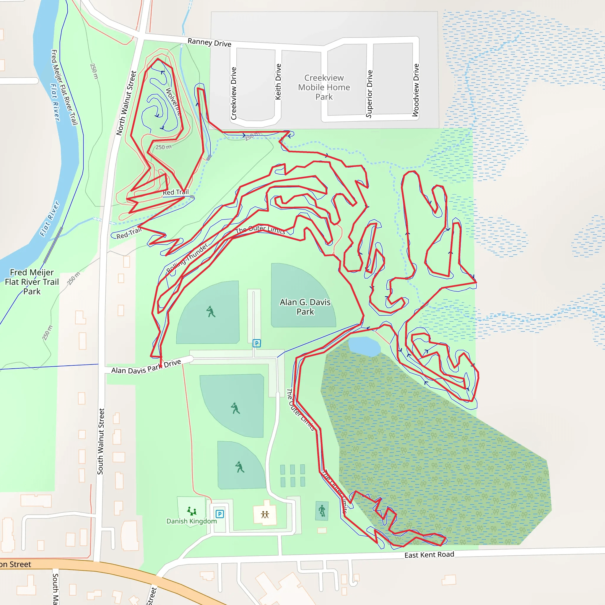Edwards Creek Loop mobile static map