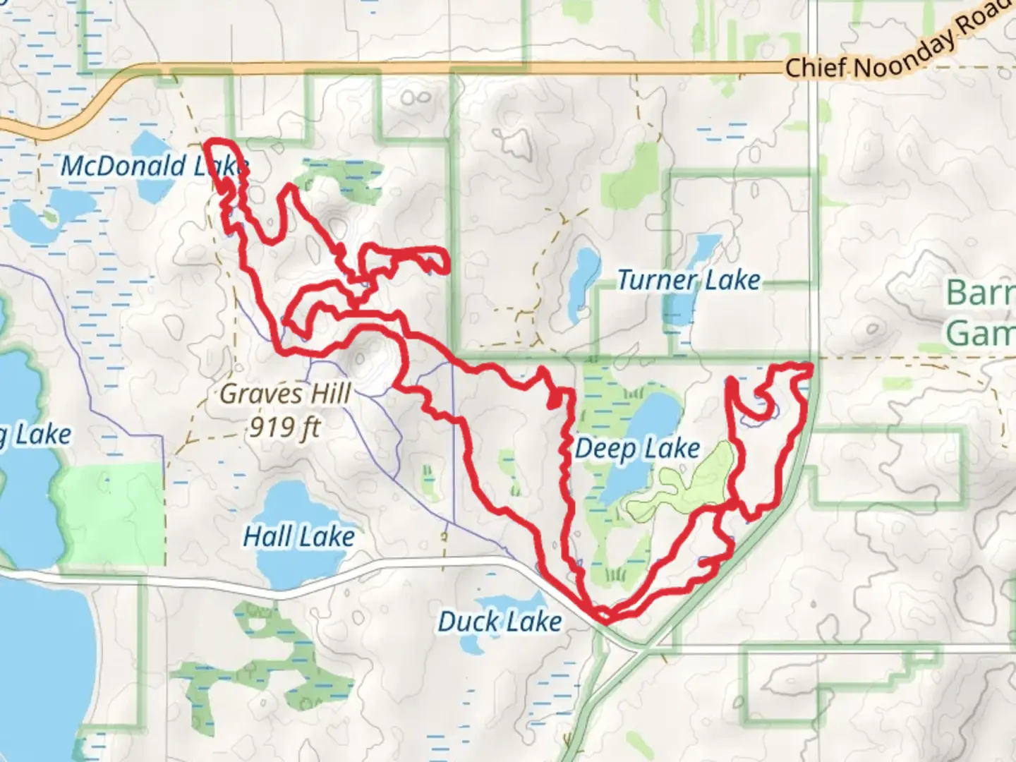 An image depicting the trail Deep Lake Loop Trail and its surrounding area.
