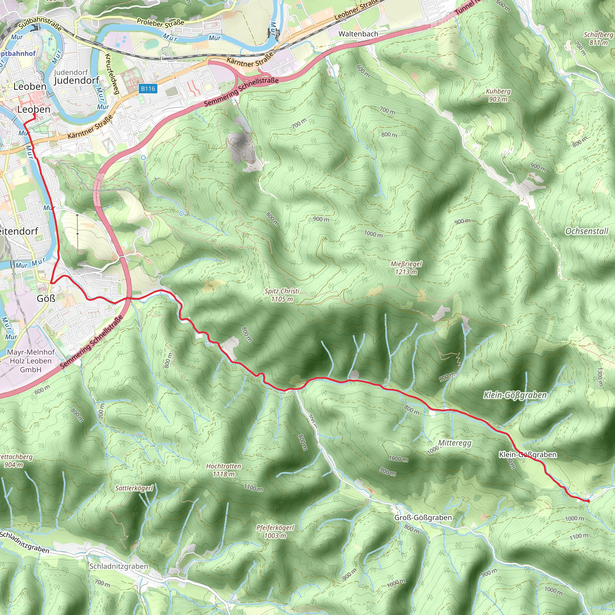 Stadlmaier Alm - Leoben mobile static map