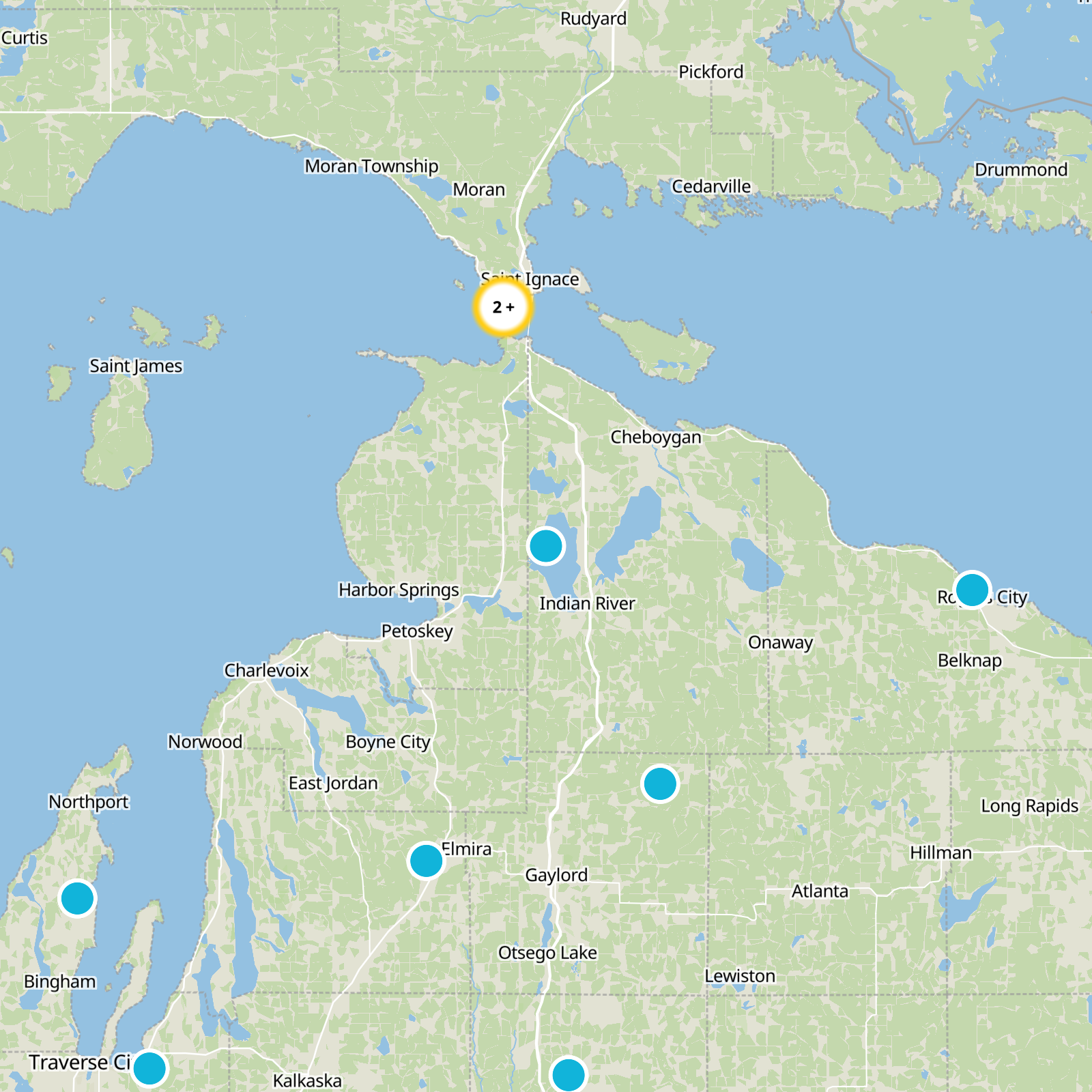 Cheboygan County Static Map