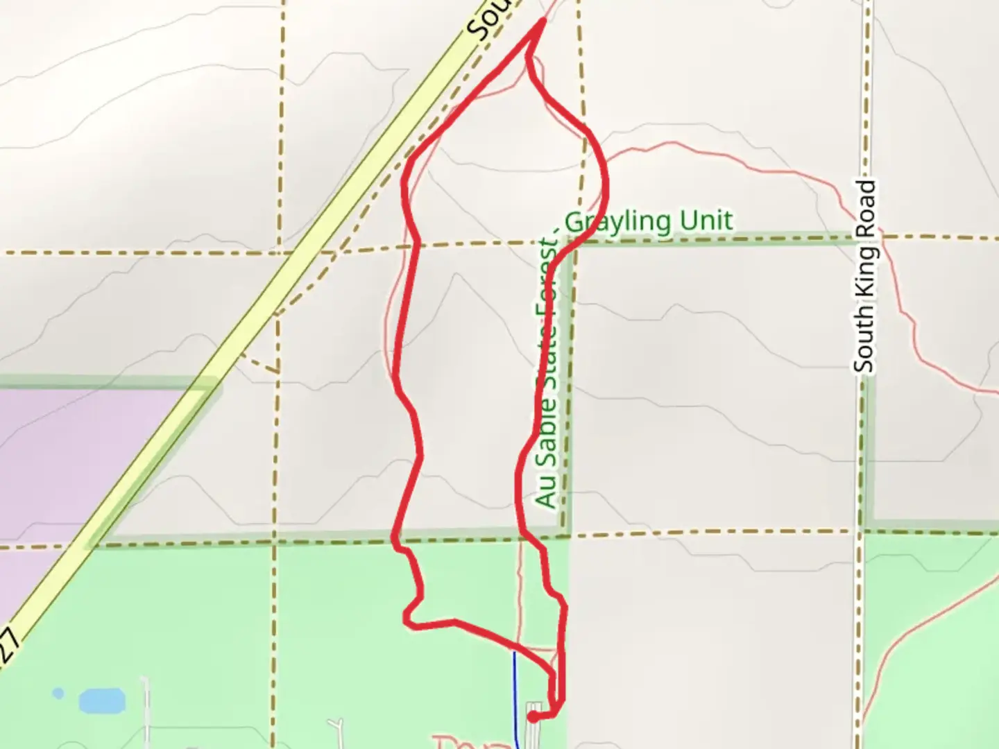 An image depicting the trail Upland Nature Loop Trail and its surrounding area.