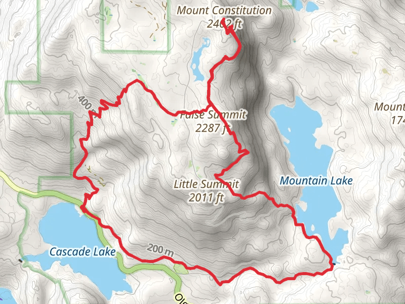 Cold Spring Trail and Cascade Lake Loop Trail