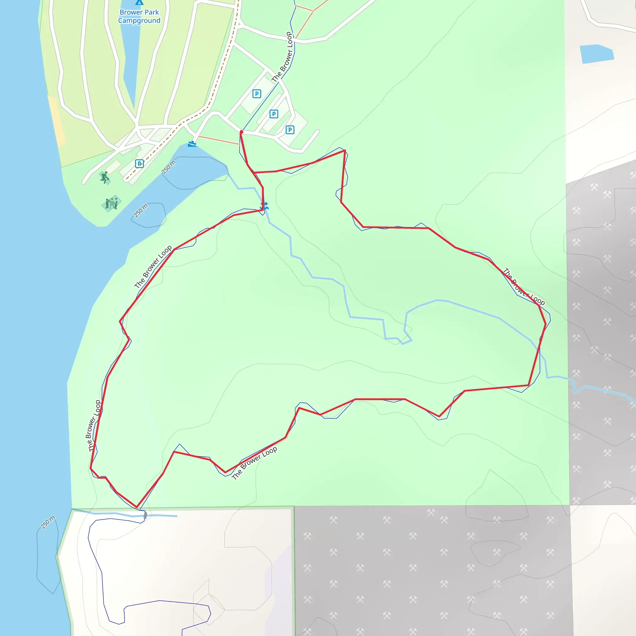 The Brower Loop mobile static map