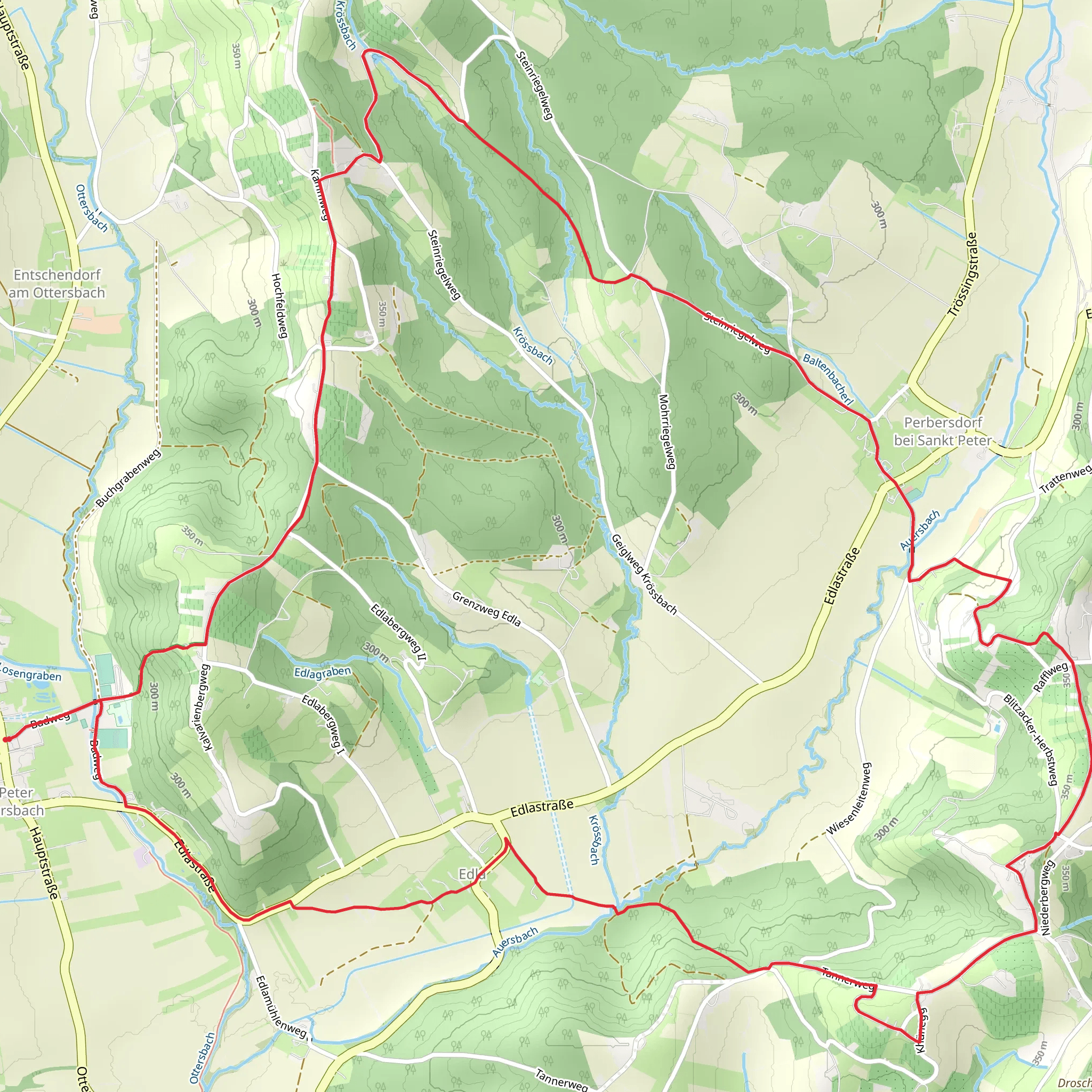 Prof Fred Strohmaier Path mobile static map