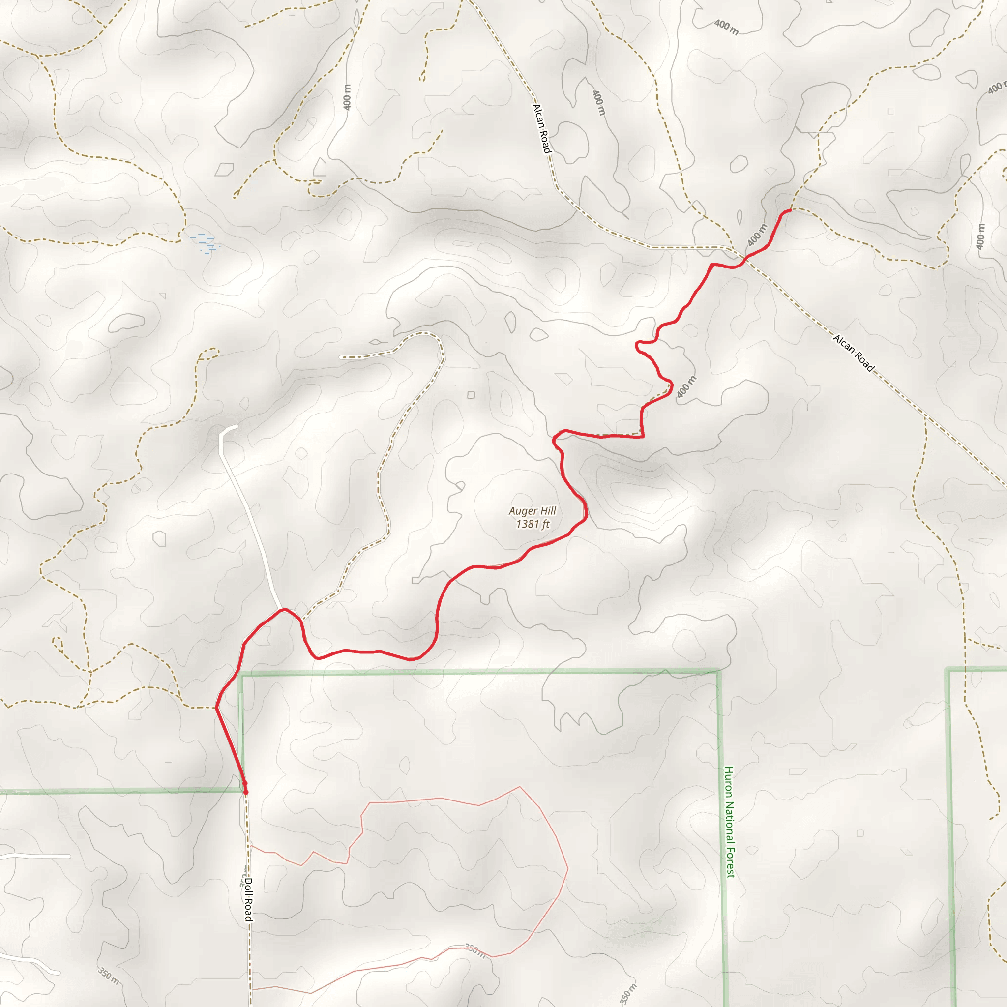 Mack - Lupton Trail mobile static map