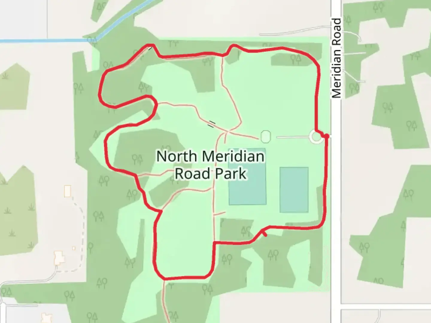 An image depicting the trail Blue and Black Loop Trail and its surrounding area.