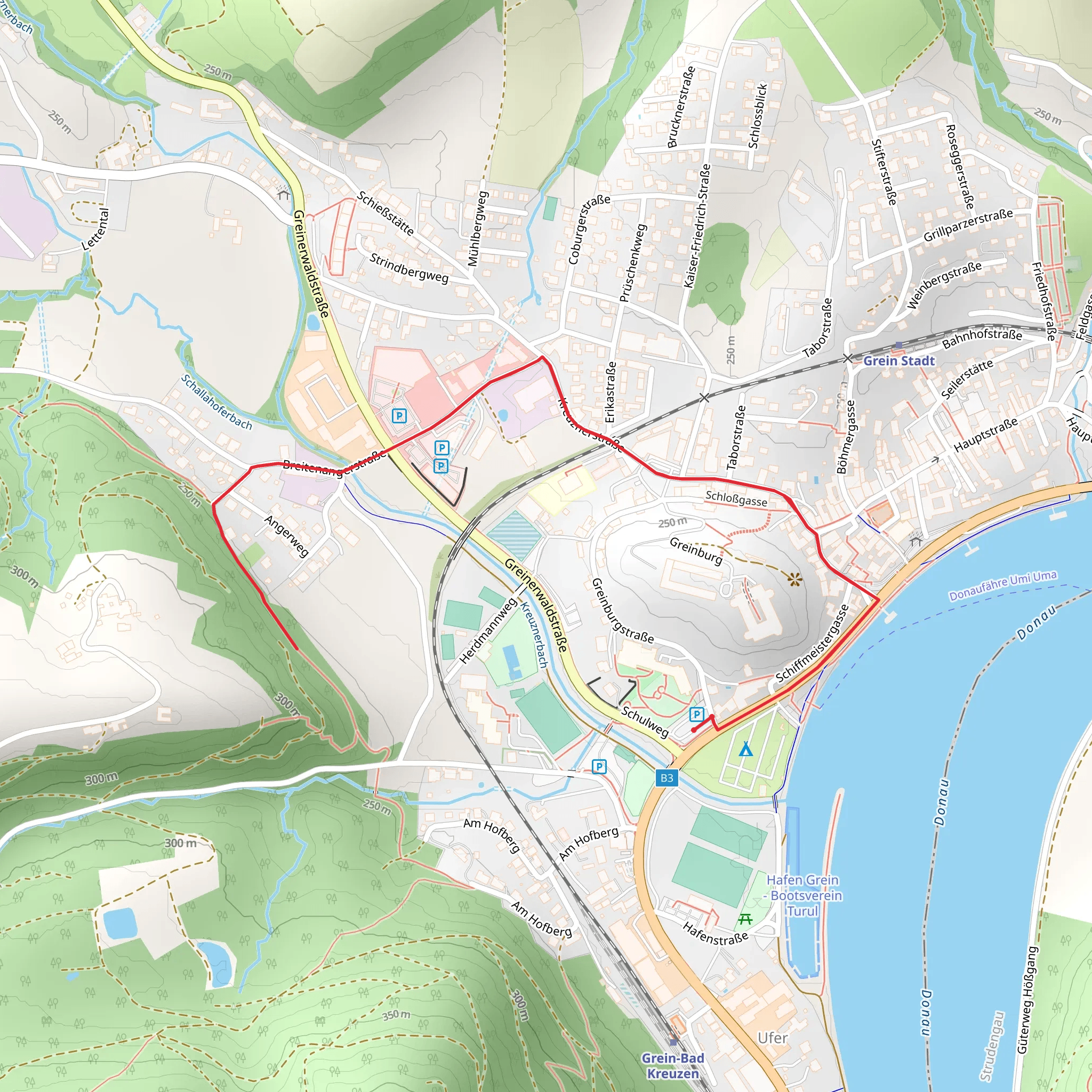 Grein Art and Culture Walk mobile static map