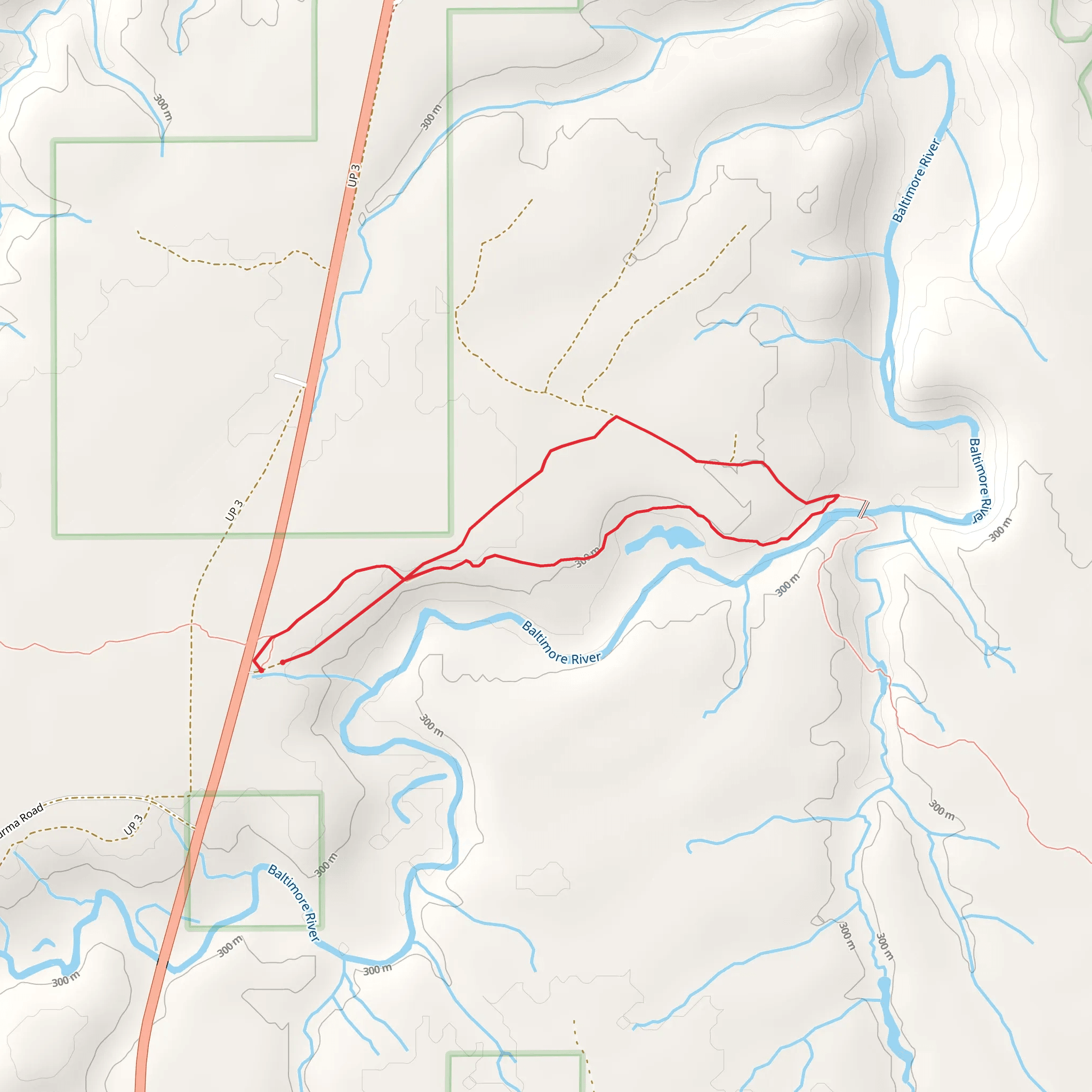 Baltimore River Loop via NCT mobile static map