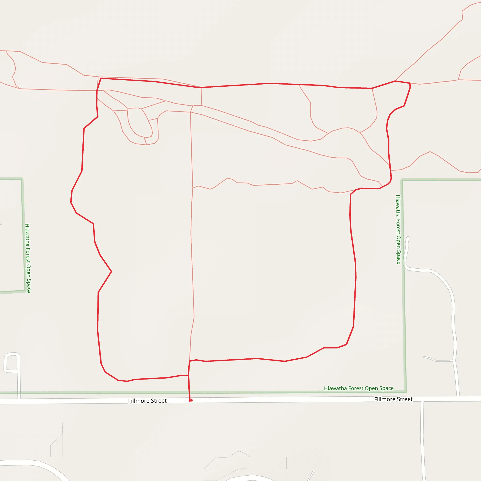 Fillmore Street Loop mobile static map