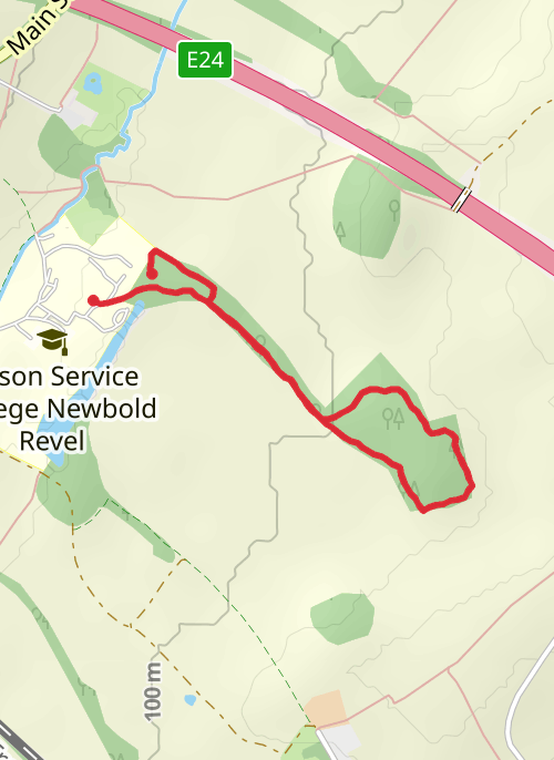 Rugby Walking mobile static map