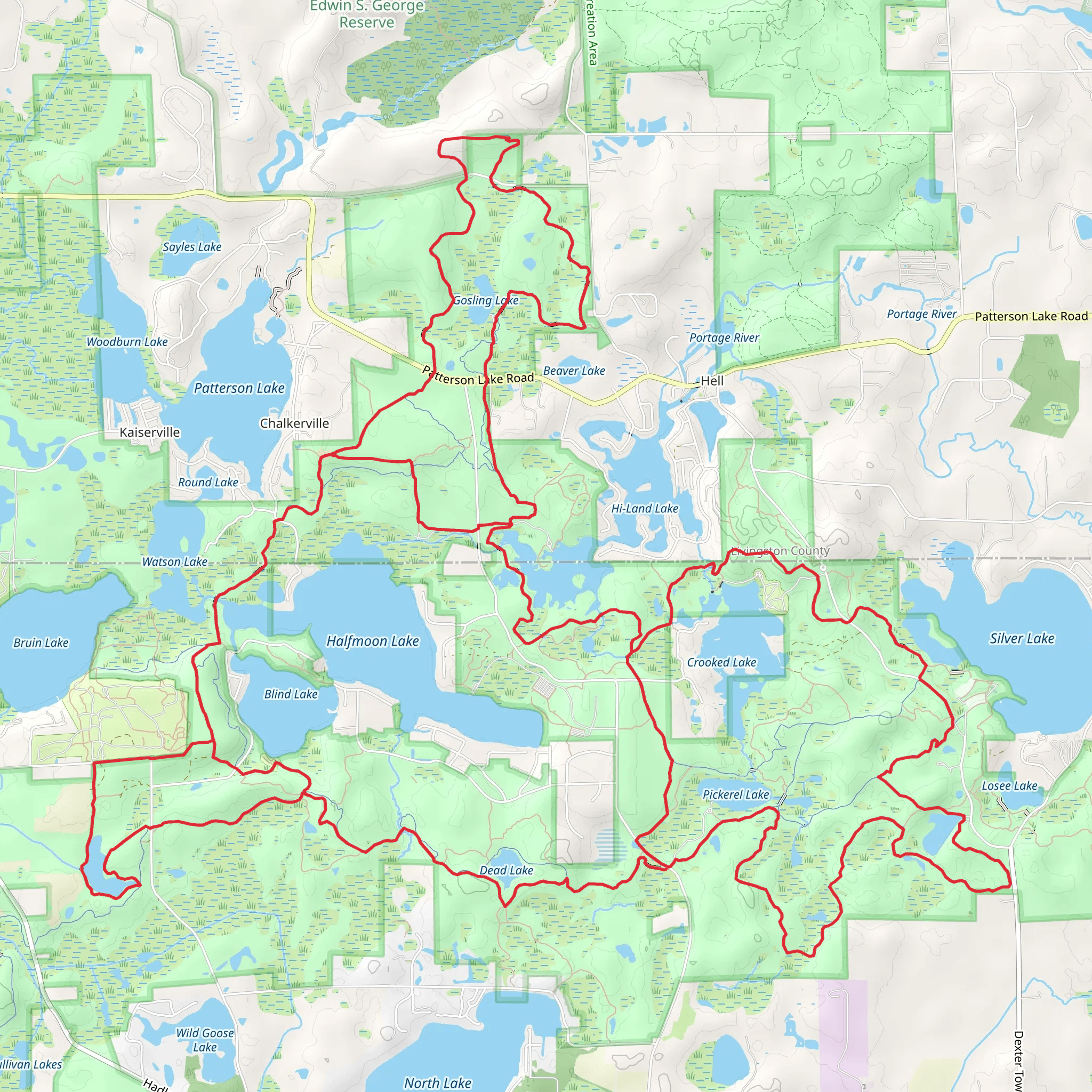 Potawatomi Trail mobile static map