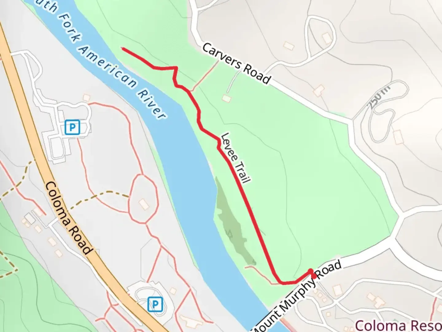 An image depicting the trail Mount Murphy Road and its surrounding area.