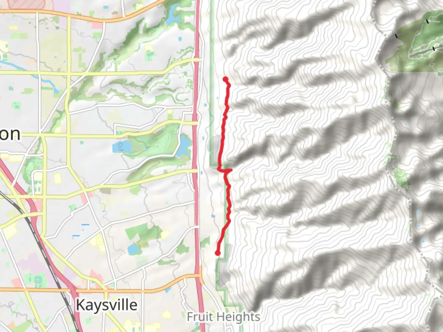 An image depicting the trail Bonneville Shoreline Trail and its surrounding area.