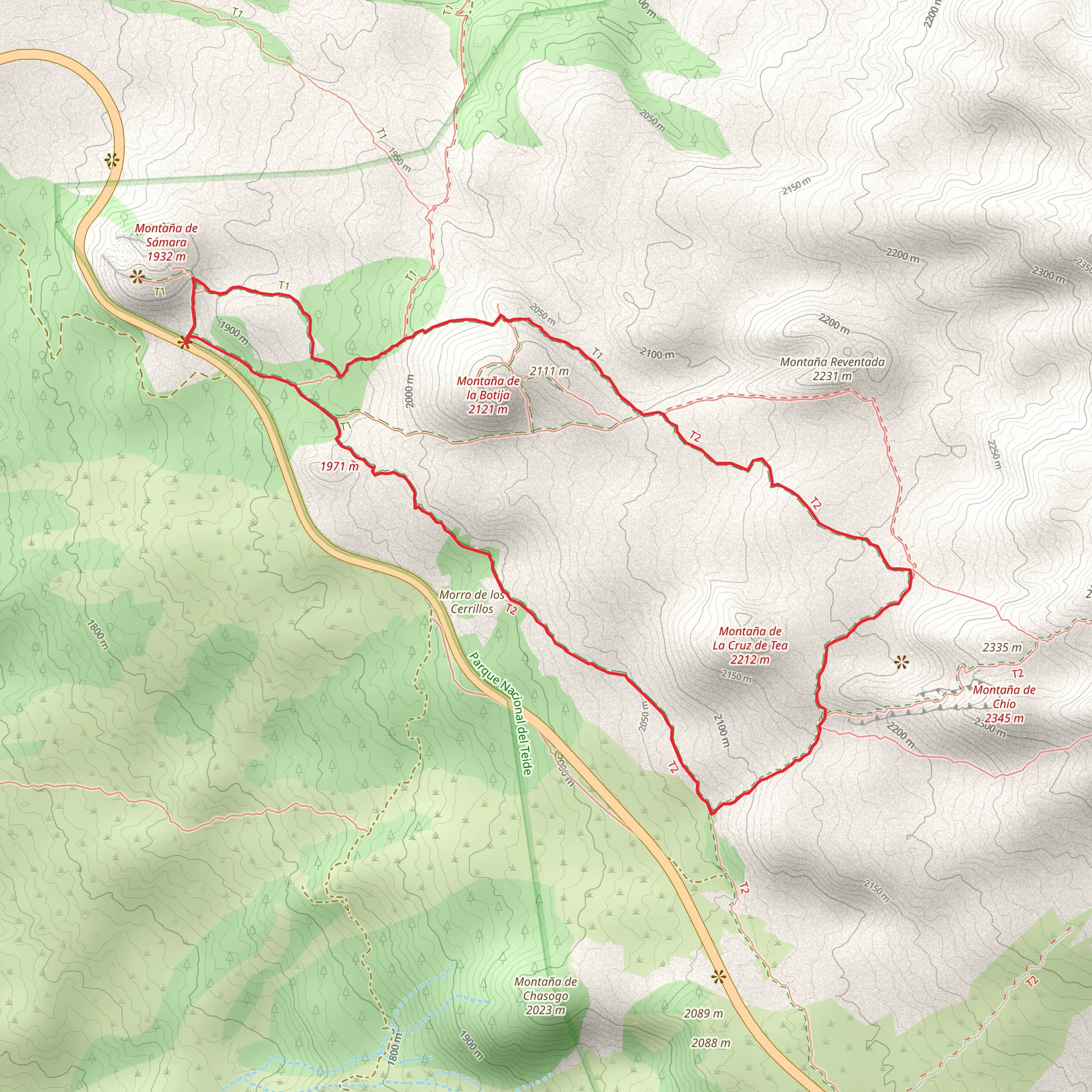 Samara Viewpoint Loop mobile static map