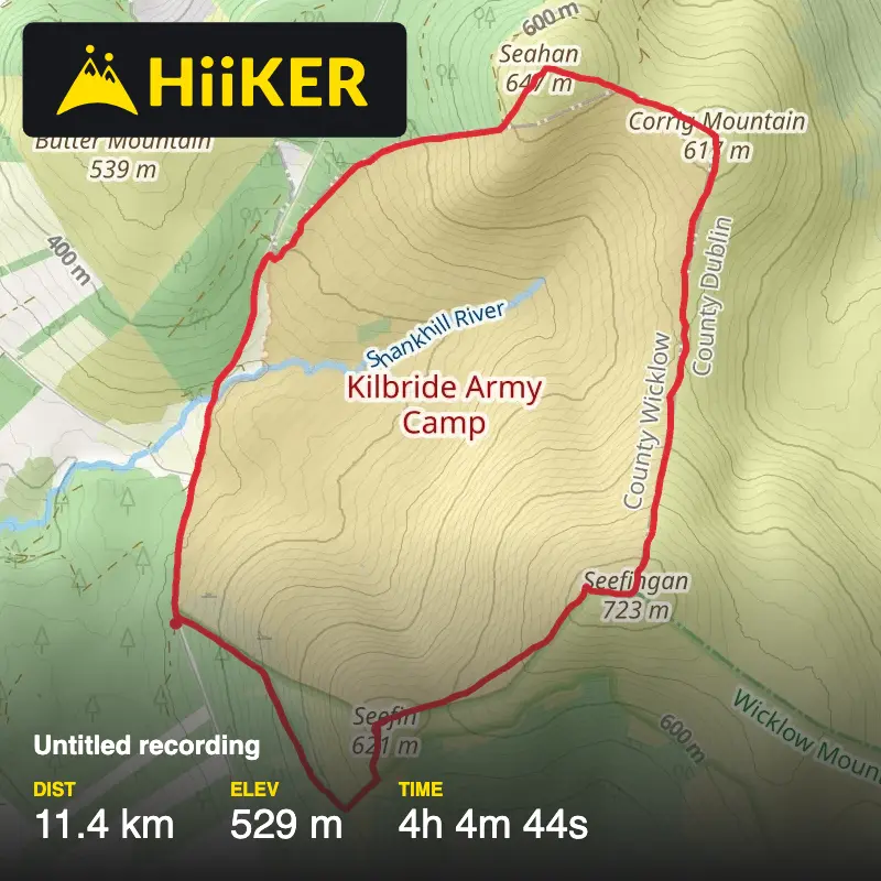 A map preview of the recording Untitled recording.