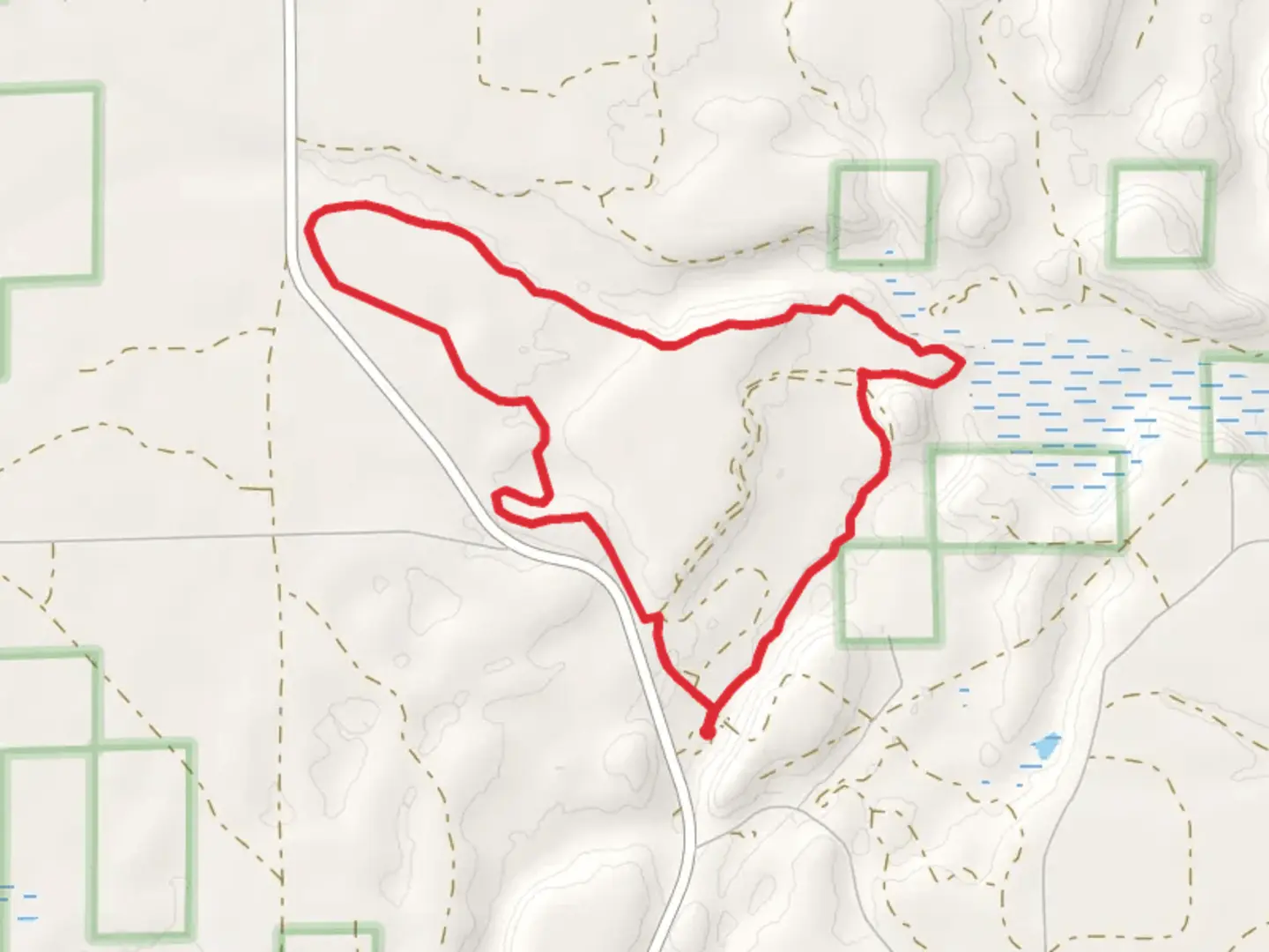 An image depicting the trail Silver Creek Loop and its surrounding area.