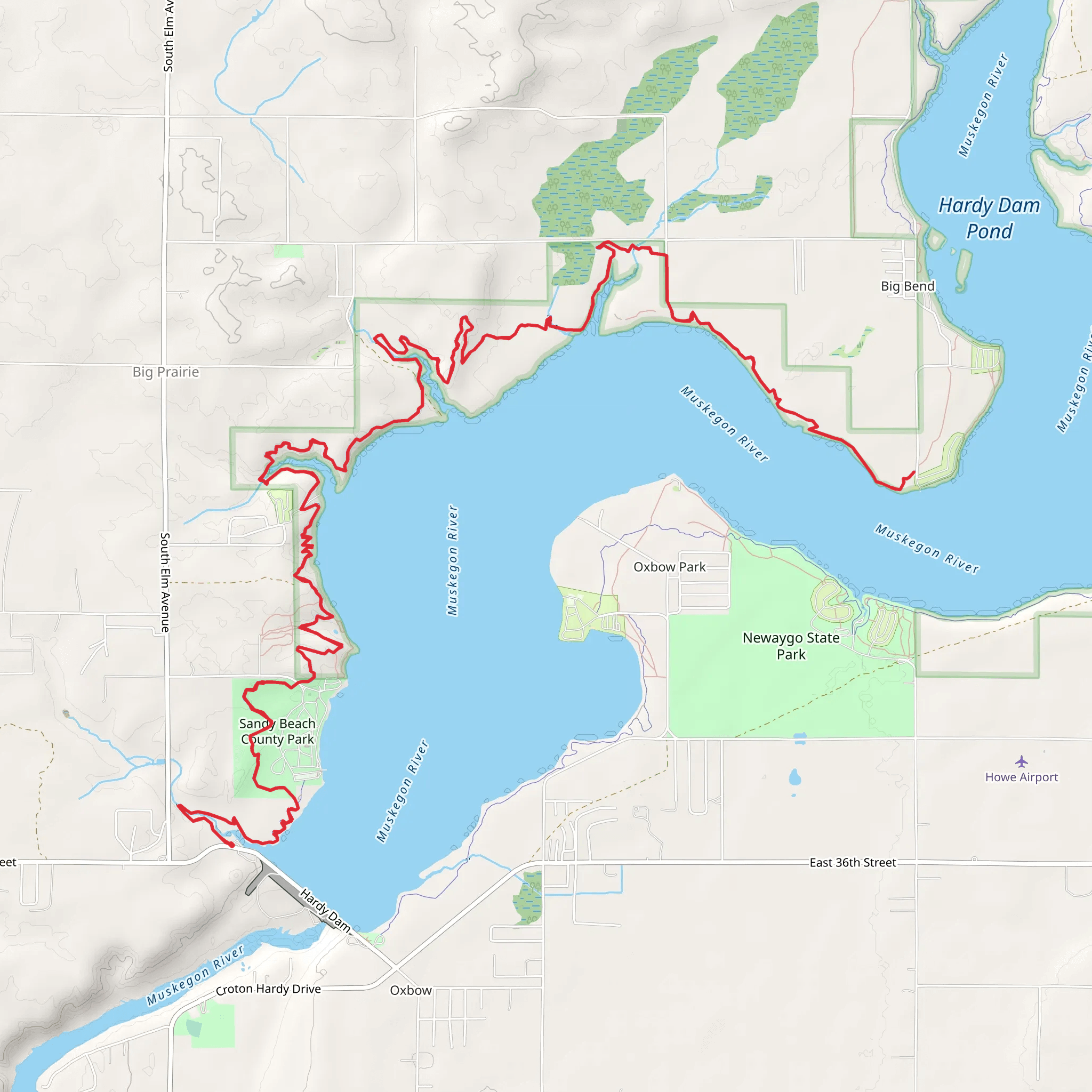 The Dragon Trail mobile static map