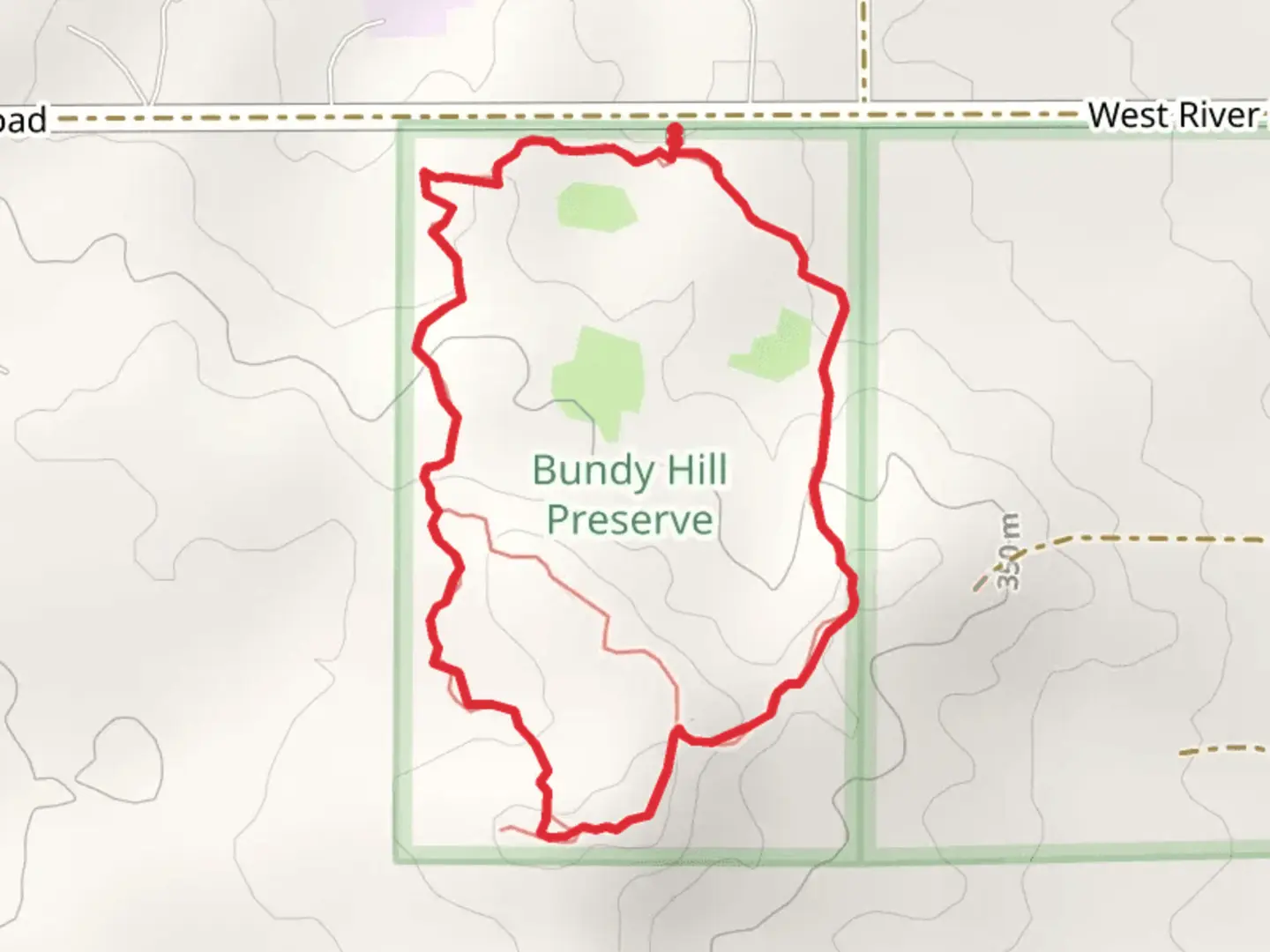 An image depicting the trail McNeel and Summit Loop Trail and its surrounding area.