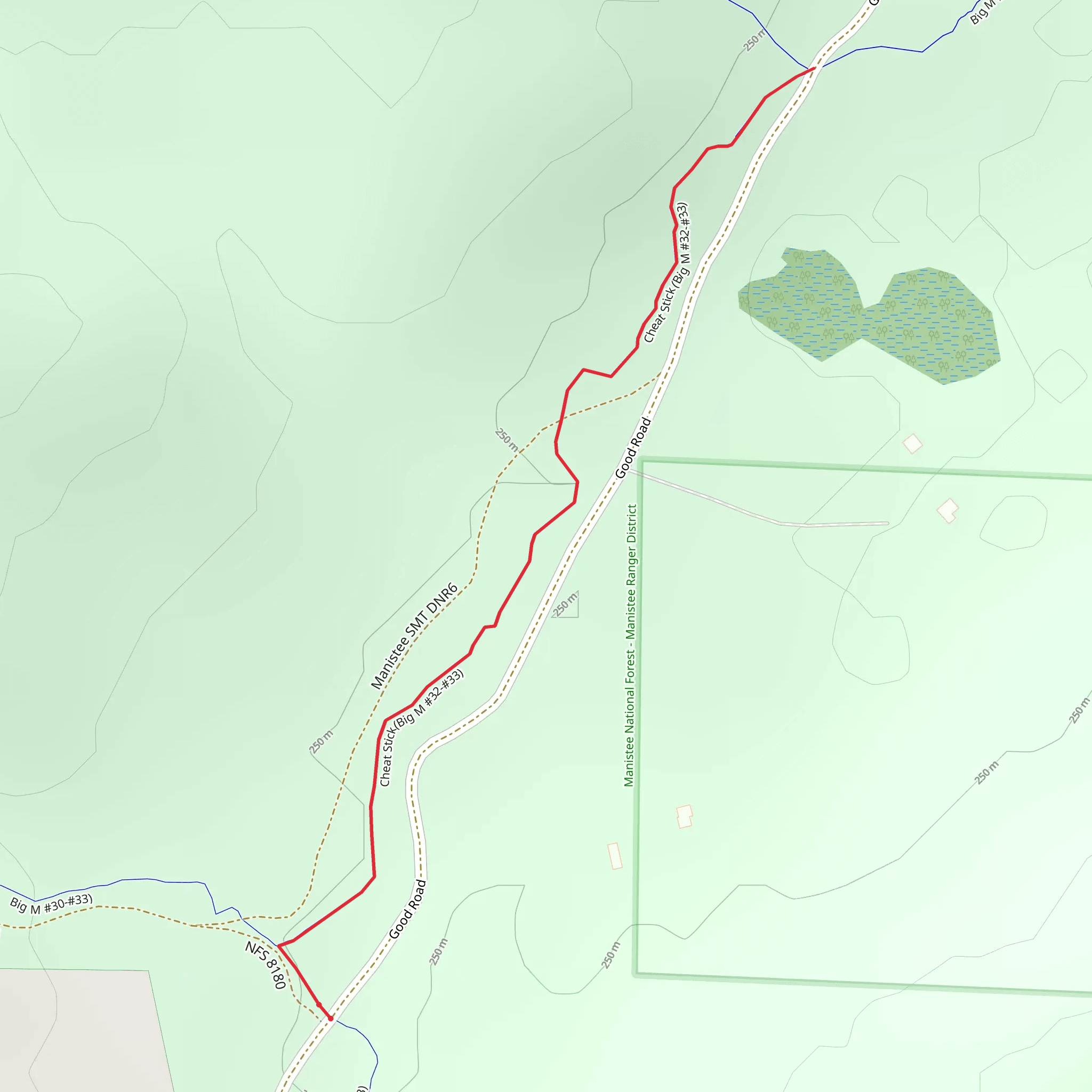 Big M - Cheat Stick Trail mobile static map