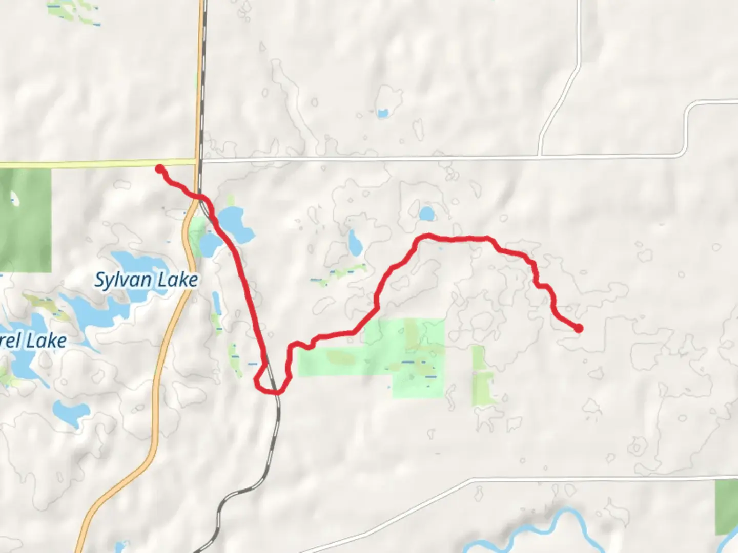 An image depicting the trail North Country Trail from Twinwood Lake and its surrounding area.
