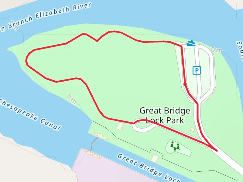 Great Bridge Lock Park Loop