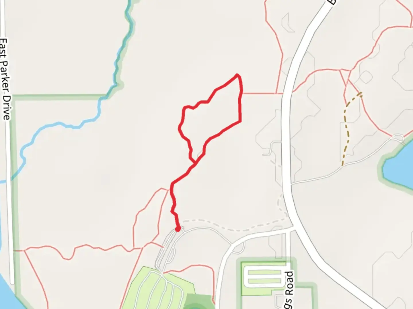 An image depicting the trail Yankee Springs Recreation Area Loop and its surrounding area.