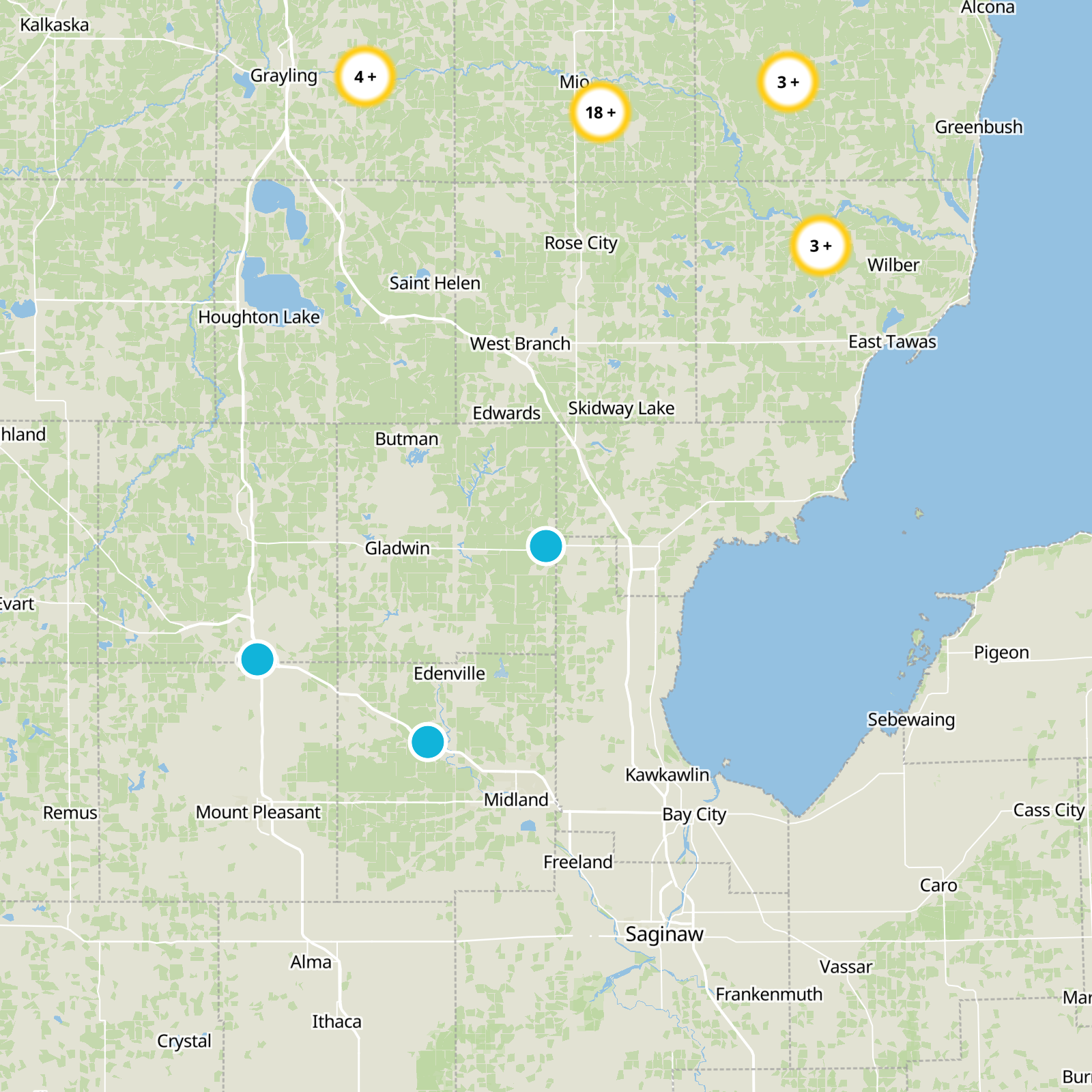 Gladwin County Static Map