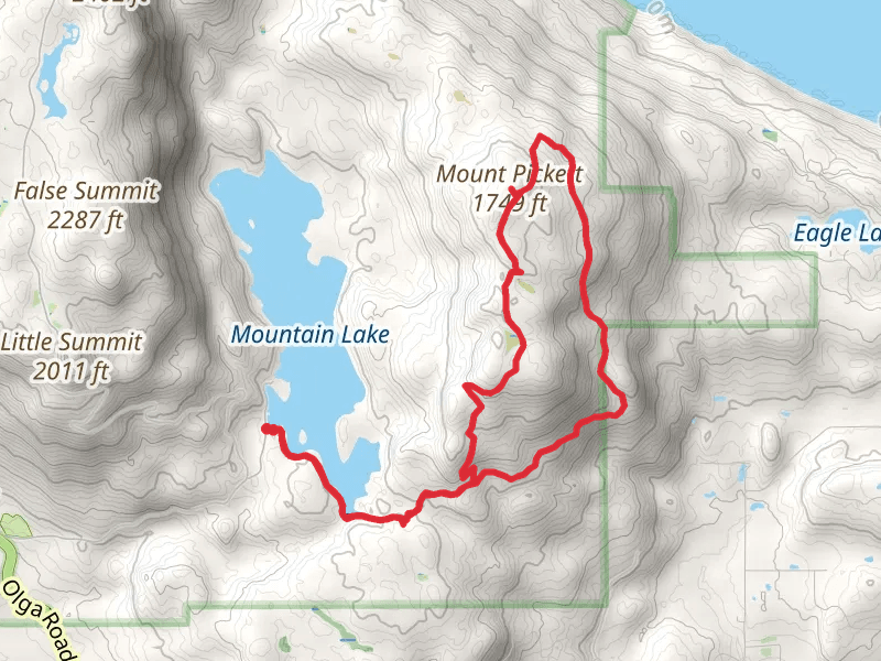Mount Pickett Loop via Mountain Lake Trail
