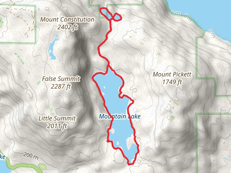 Mountain Lake and Twin Lakes Loop Trail