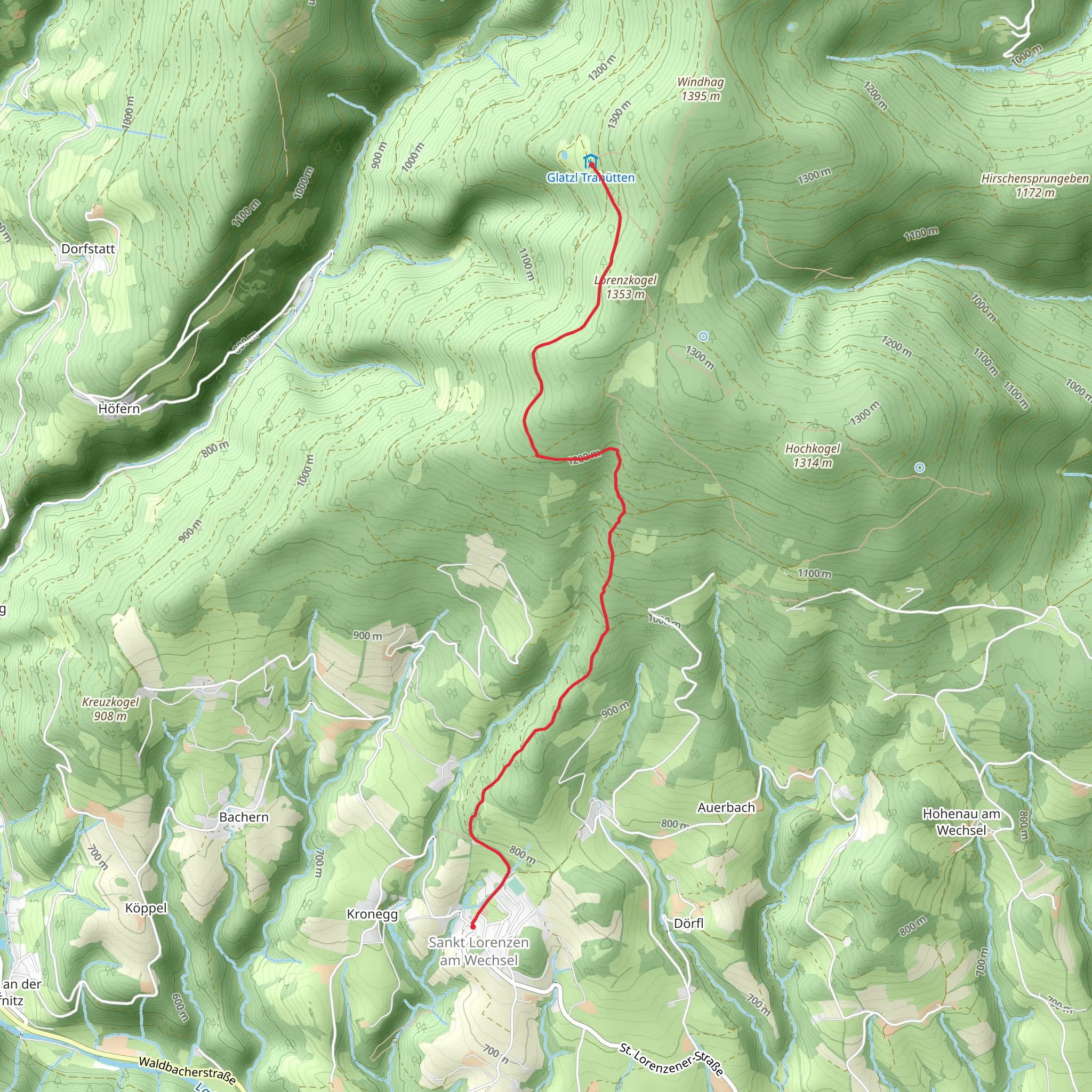 Styria Heart Path mobile static map