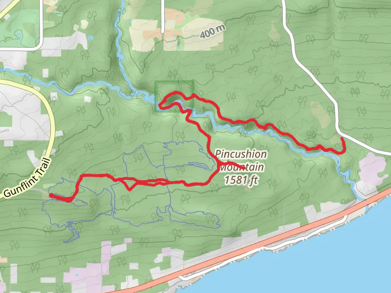 Pincushion Mountain and Devil Track River via Superior Hiking Trail