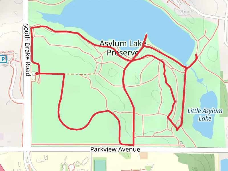 Asylum Lake Preserve Loop