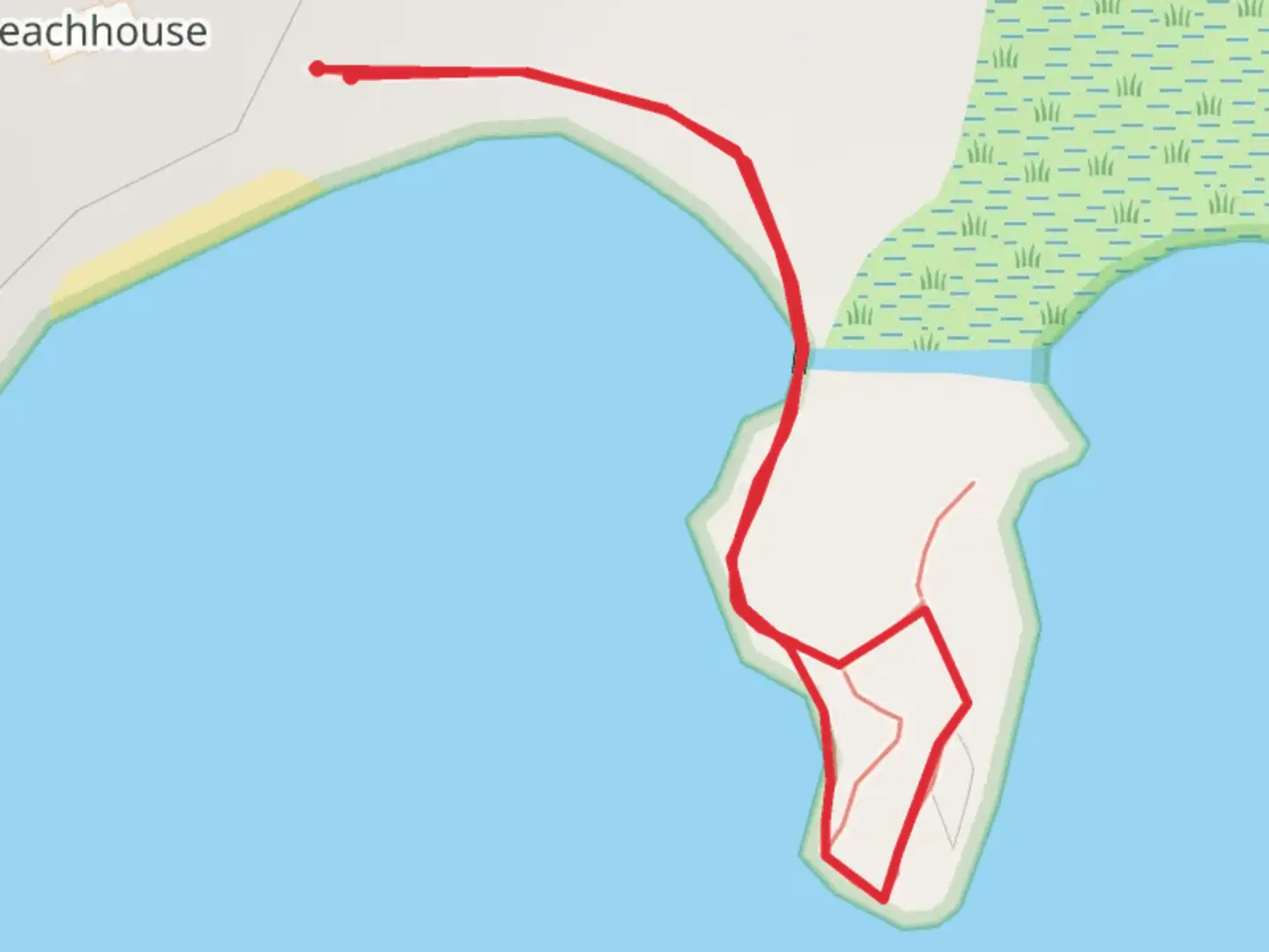 An image depicting the trail Bewabic State Park Walk and its surrounding area.