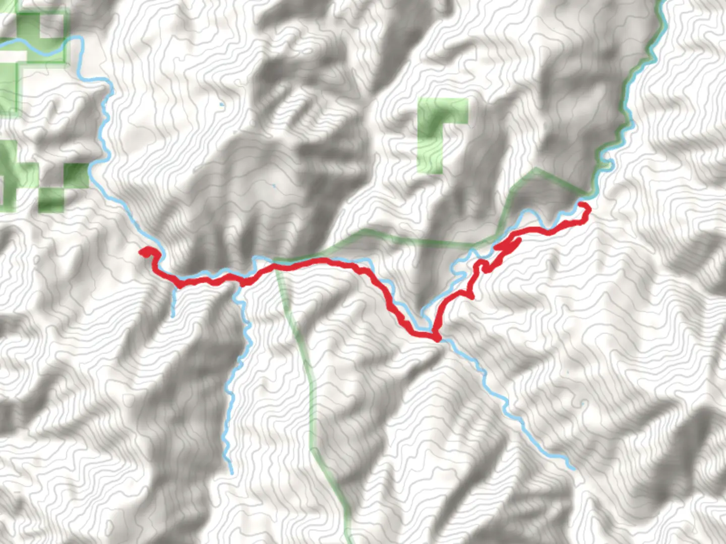 An image depicting the trail South Kelsey National Recreation Trail and its surrounding area.