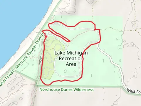 Lake Michigan Recreation Area Loop