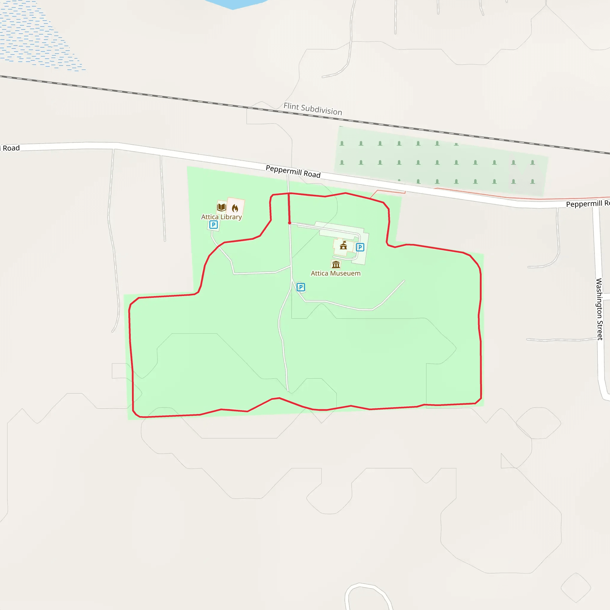 Peppermill Road Loop mobile static map