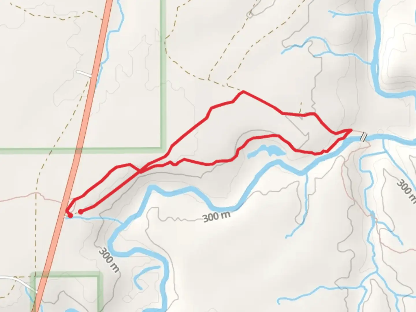An image depicting the trail Baltimore River Loop via NCT and its surrounding area.