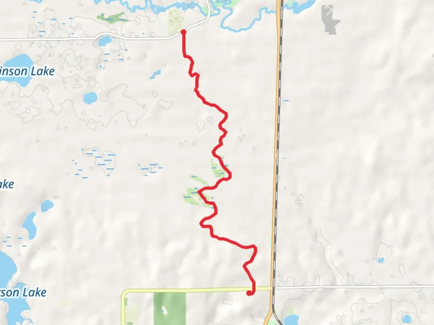 An image depicting the trail NCT from East 40th Street to East Drive and its surrounding area.