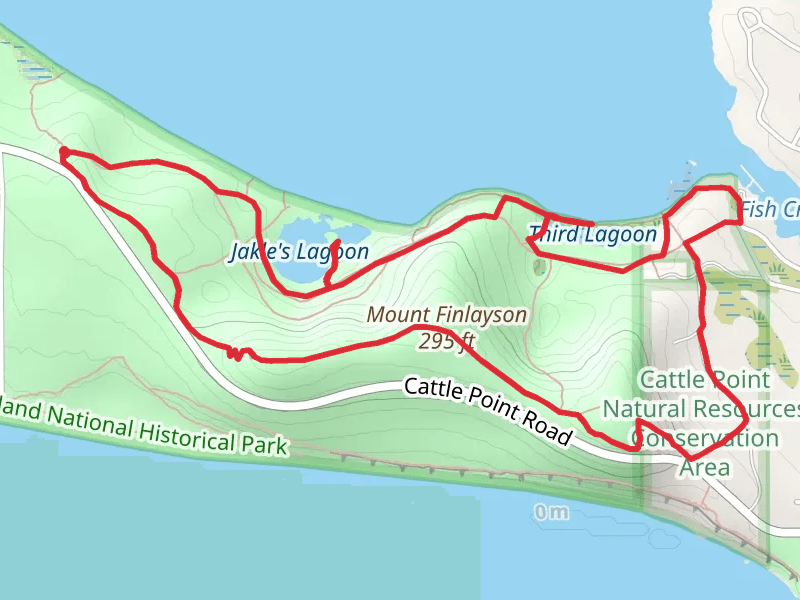 Jakle's Lagoon, Third Lagoon and Mount Finalson Trail