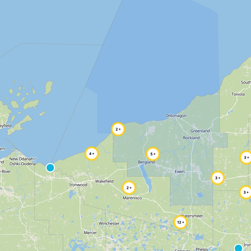 Ontonagon County Static Map