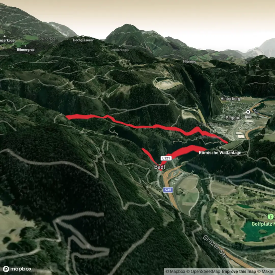 An image depicting the trail Badl Gorge Loop Hike and its surrounding area.