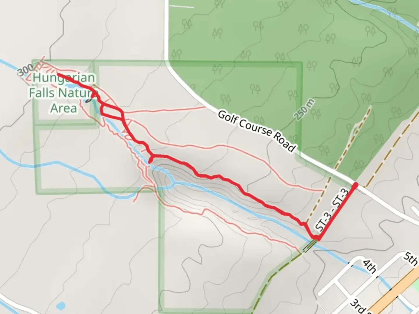 An image depicting the trail Dover Creek Walk and its surrounding area.