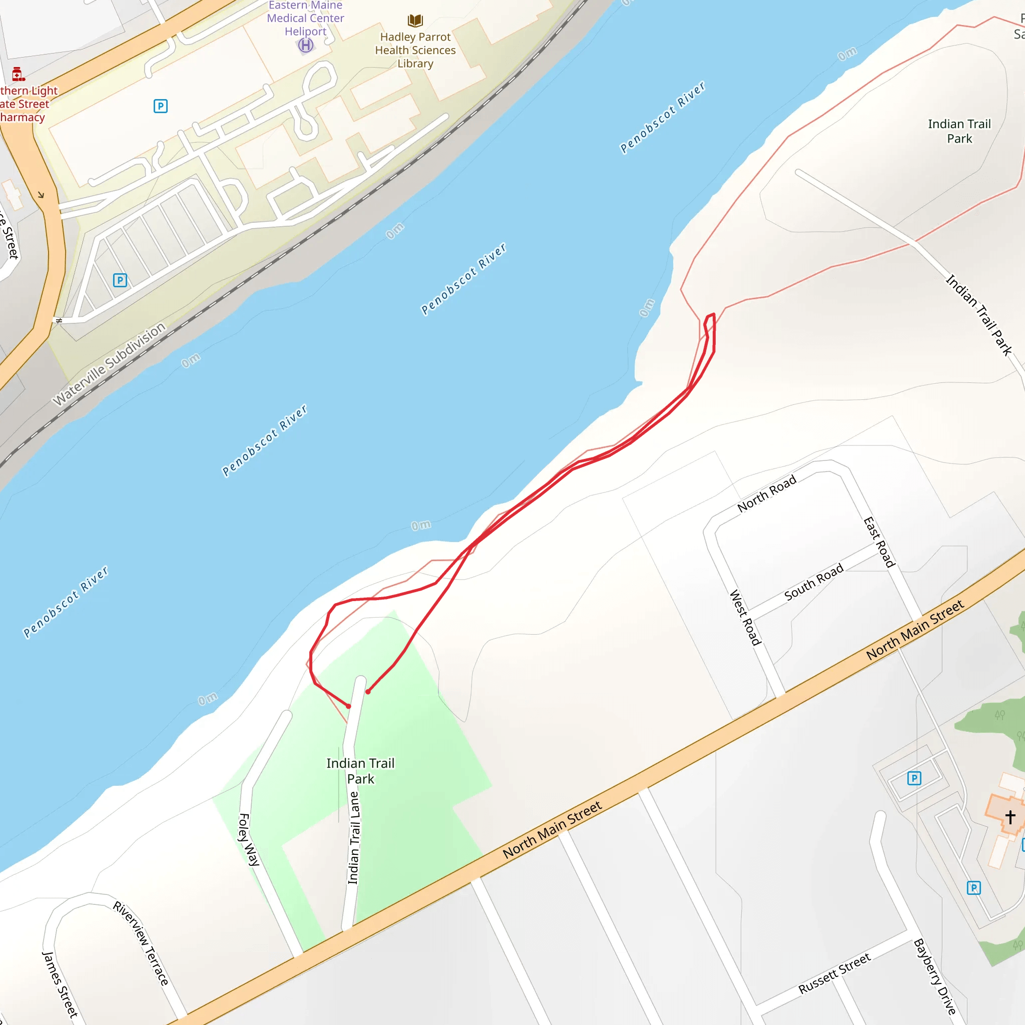 Penobscot River mobile static map