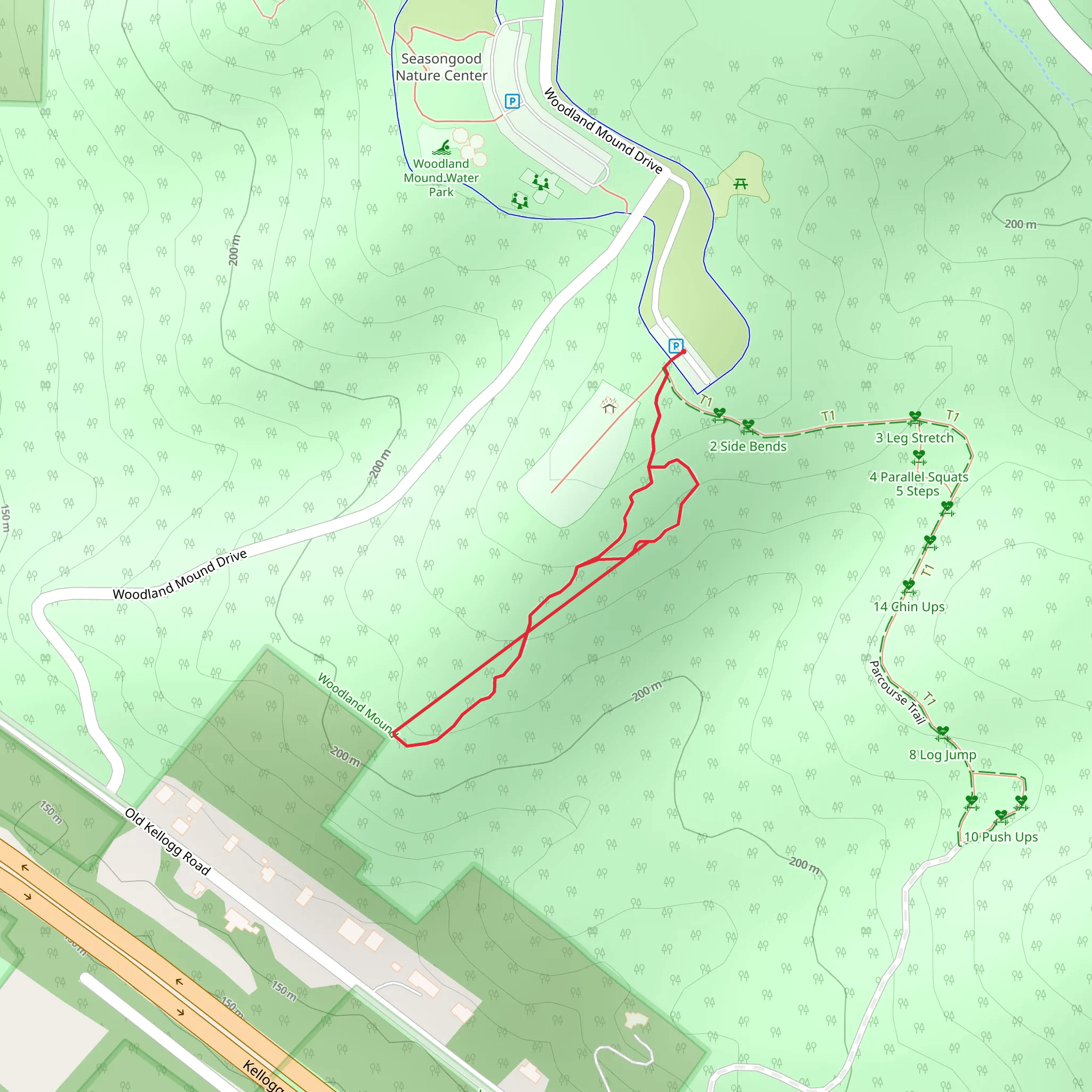 Hedgeapple Trail mobile static map