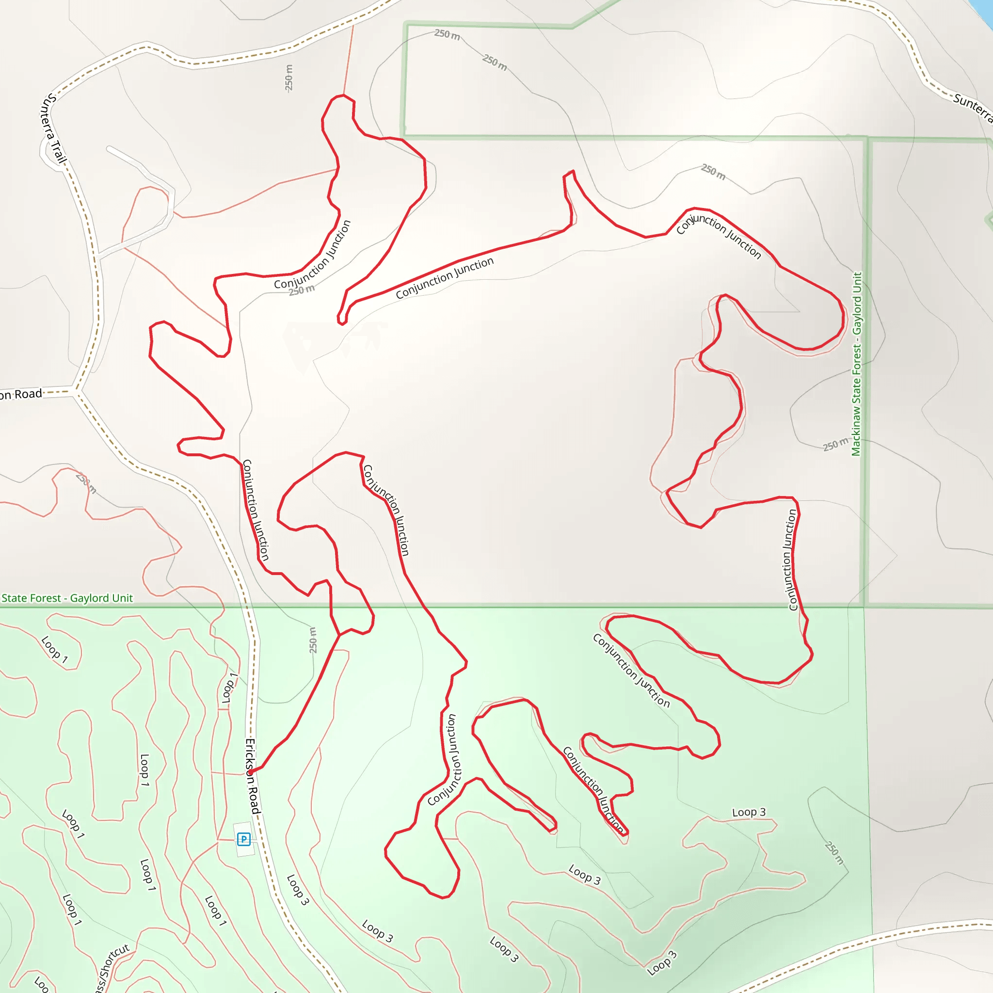 Conjunction Junction Loop mobile static map
